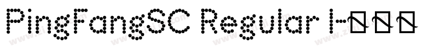 PingFangSC Regular I字体转换 PingFangSC Regular I字体转换